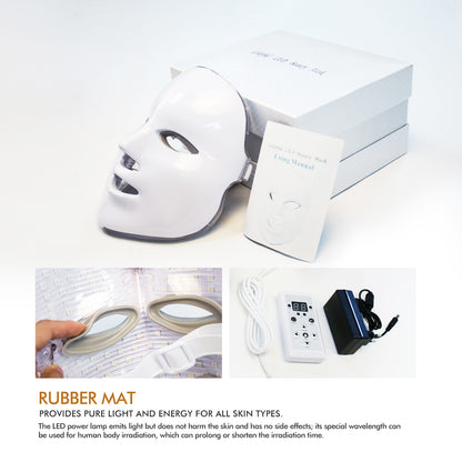 7 Colors LED Light Photon Face Mask