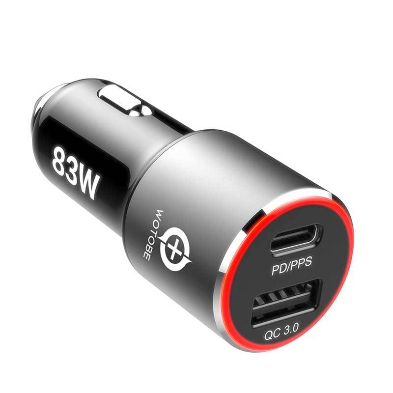 83W High Speed USB 3.0 USB-C Car Charger