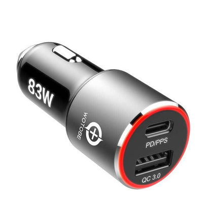 83W High Speed USB 3.0 USB-C Car Charger