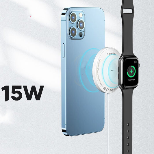 Watch Earphone Wireless Charger Magnetic Three In One