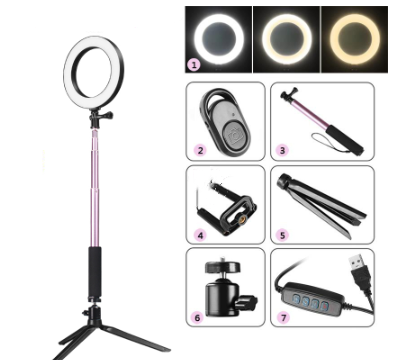 Tripod Ring Light Set