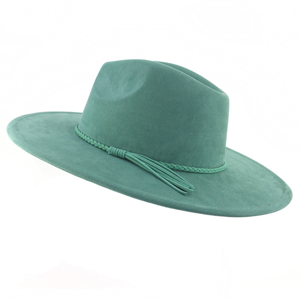 Broad-brimmed Hat Flat Edge Gentlemen's Hat