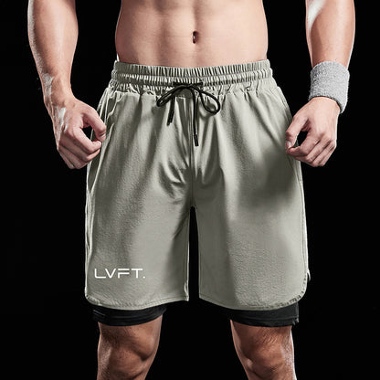 Thin Stretch Breathable Gym Shorts