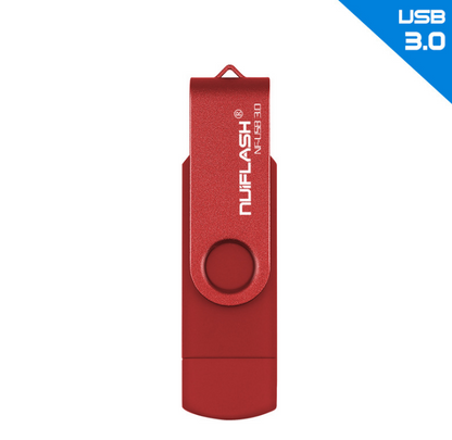 Key Chain Foldable OTG 64GB 32GB 16GB Pen Driver USB Flash Disk External Storage Rod 32GB 3.0U Disk