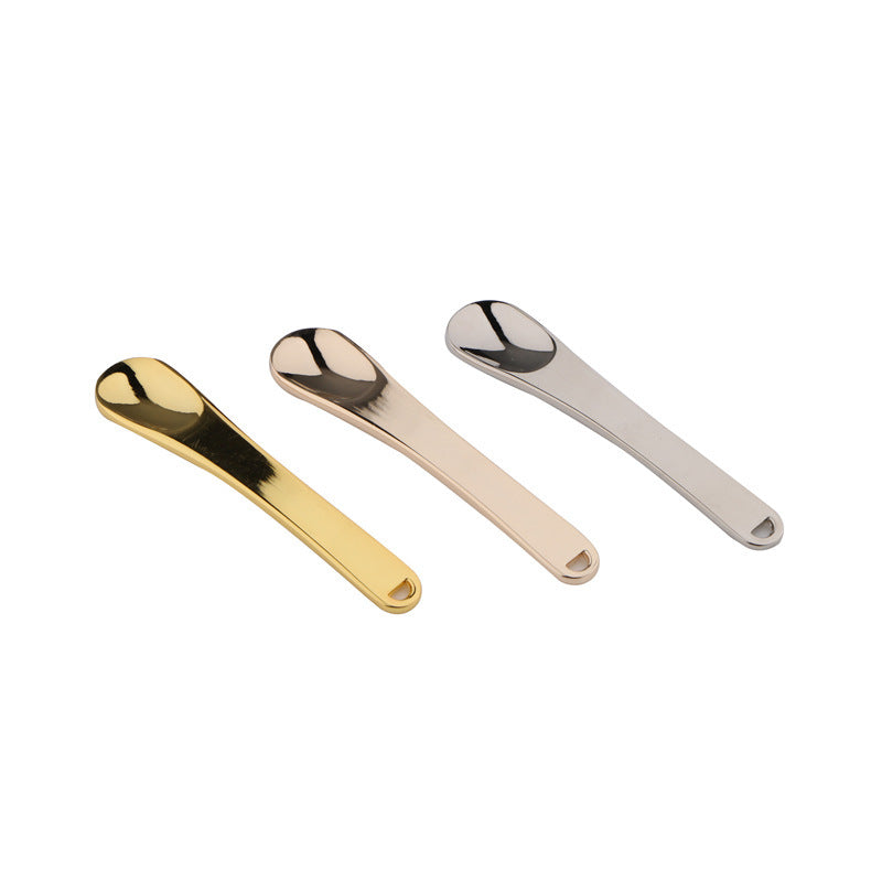 Zinc alloy cosmetic spoon