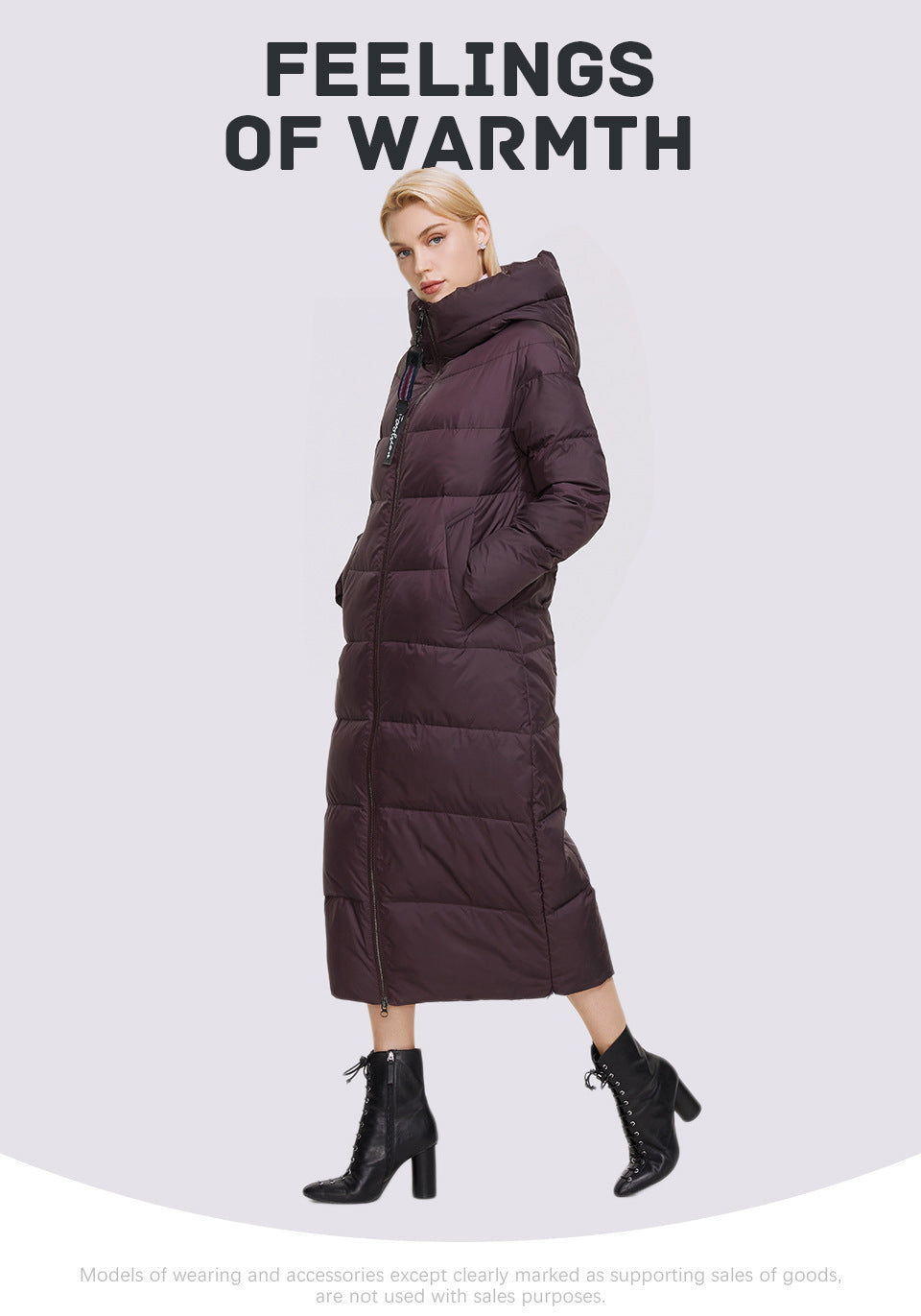 Extra Long Windproof Cotton-padded Coat