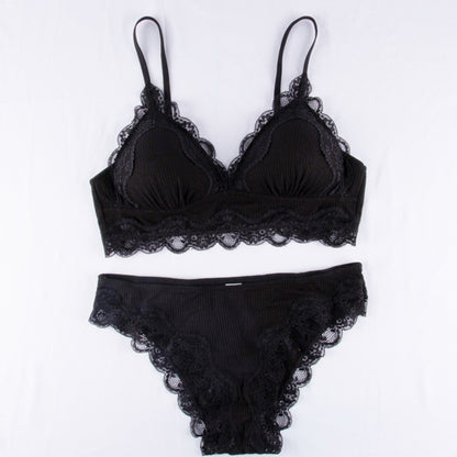 Lace Lining Underwear Set