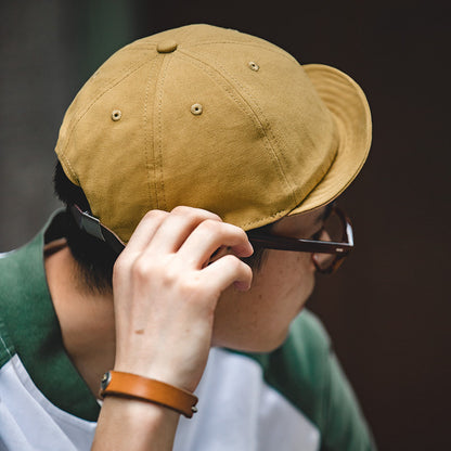 Retro Street Denim Short Brim Hat