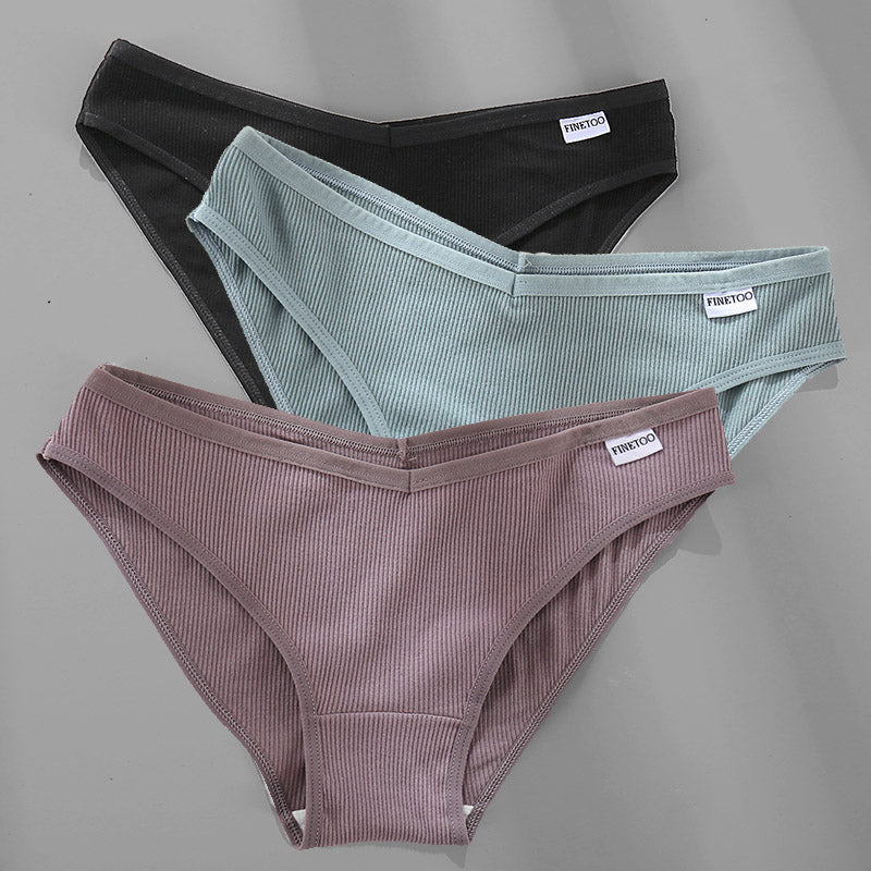 3PC Cotton Panties