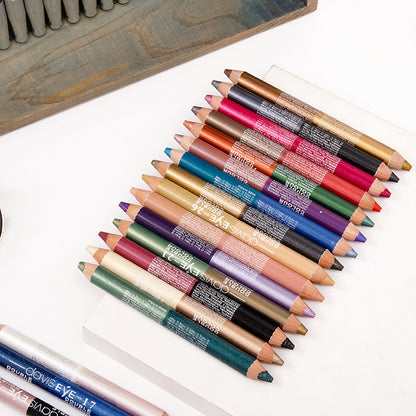 Makeup two-tone eye shadow pen