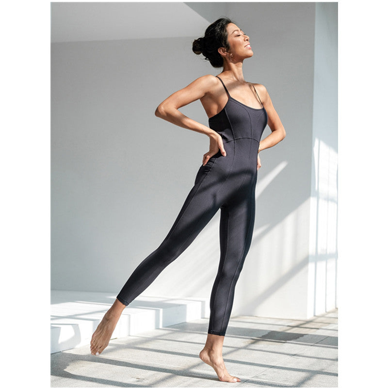 Strappy Yoga Jumpsuit