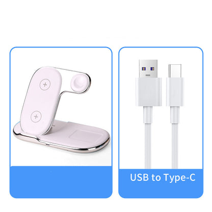 Apple Compatible 3-in-1 15W Wireless MagSafe Charger