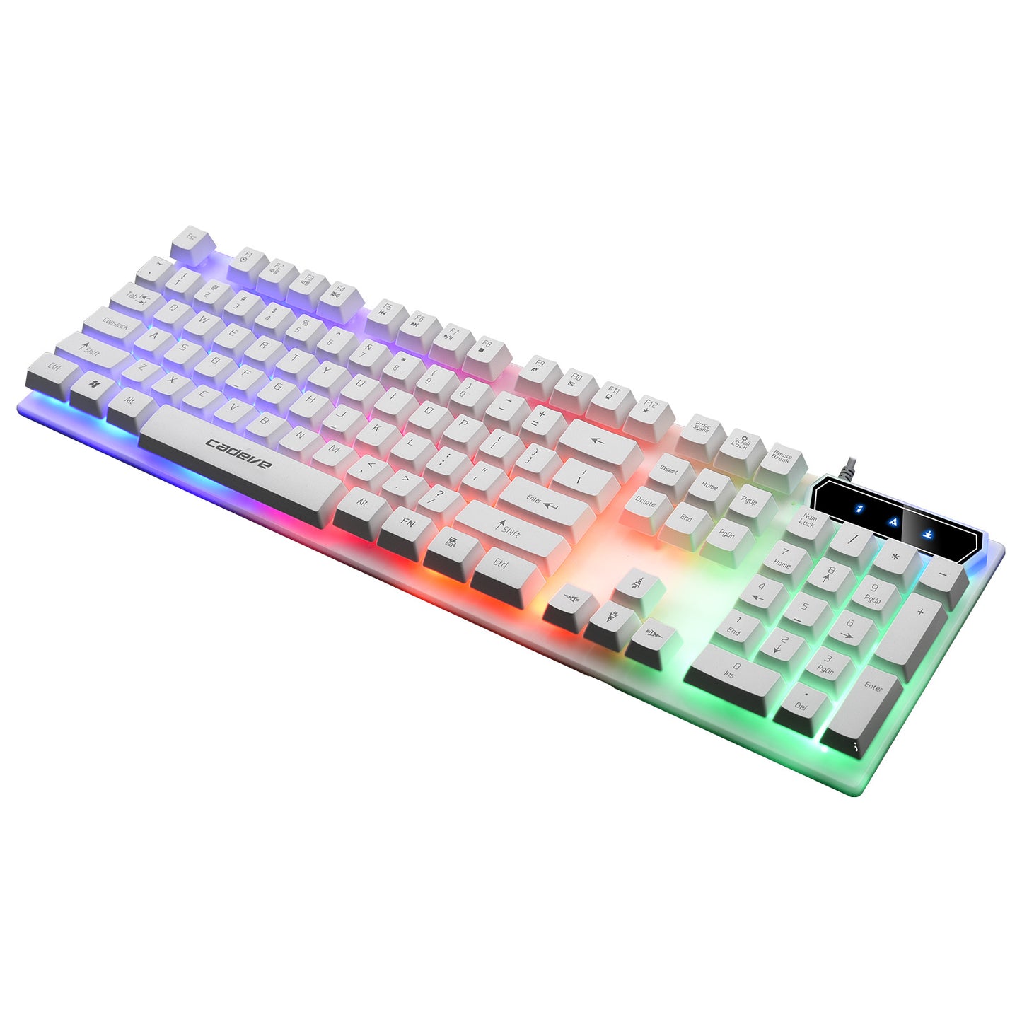 Colorful RGB Backlit Gaming Usb Wired Gaming Keyboard