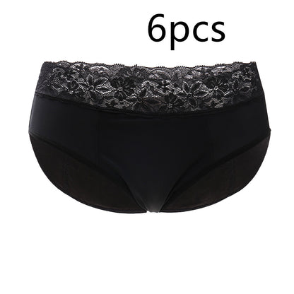 Cut Out Lace Women's Underwear Low Rise Briefs