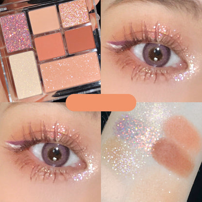 Pearly Matte Makeup Ins Eye Shadow Cosmetics