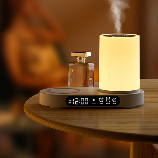 Usb Desktop Colorful Home Smart Aroma Diffuser Heavy Fog Wireless Charger