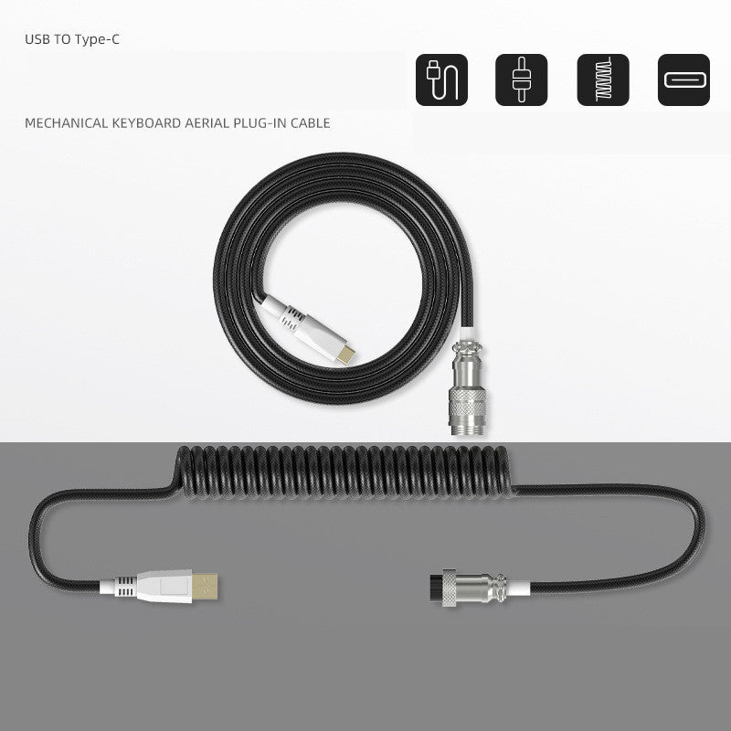 Type-C Detachable Mechanical Keyboard Cable