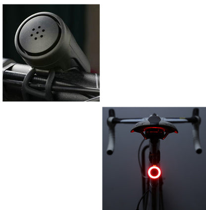 BRIGHT LED USB Charge Bicycle Taillight Multiple Shapes