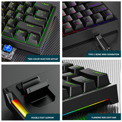 Plastic Mechanical Gaming Keyboard