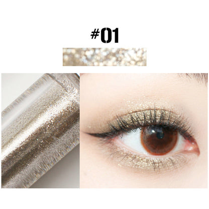 Pearly glitter liquid eye shadow