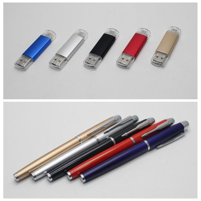 wireless mouse + mobile U disk + pen three pieces of office gift custom-made LOGO