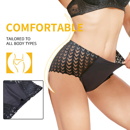 Breathable High Waisted Triangular Shapewear Underwear Bottoms