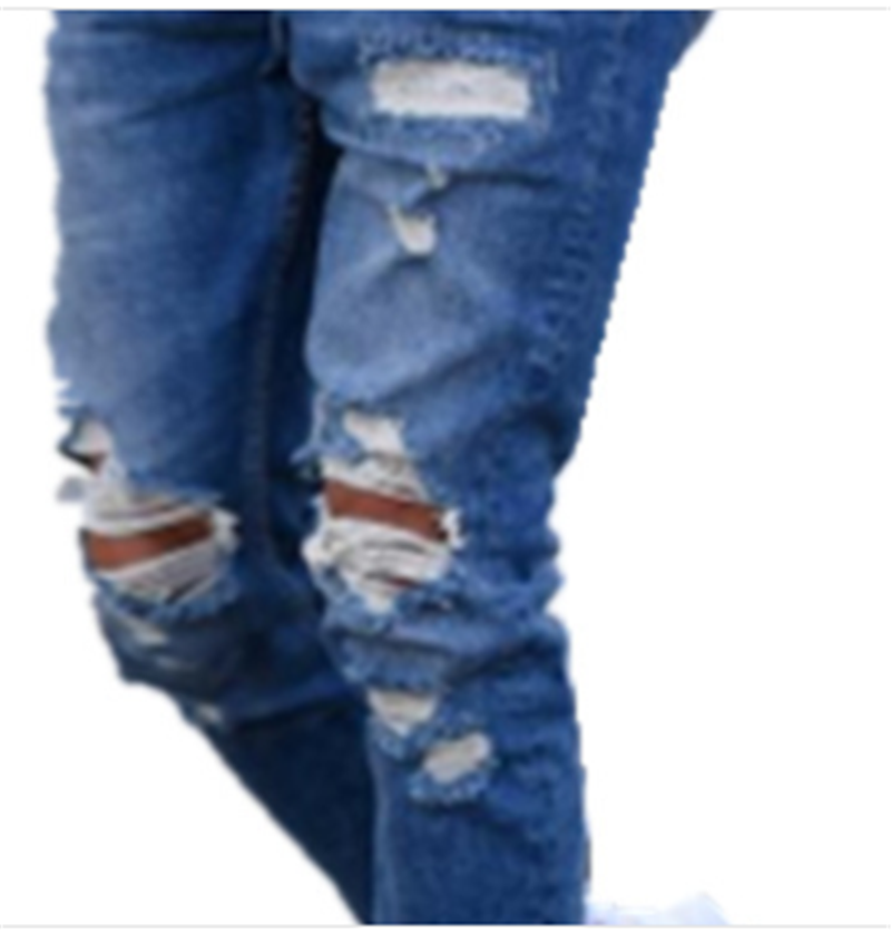 Ripped Slim Taper Jeans