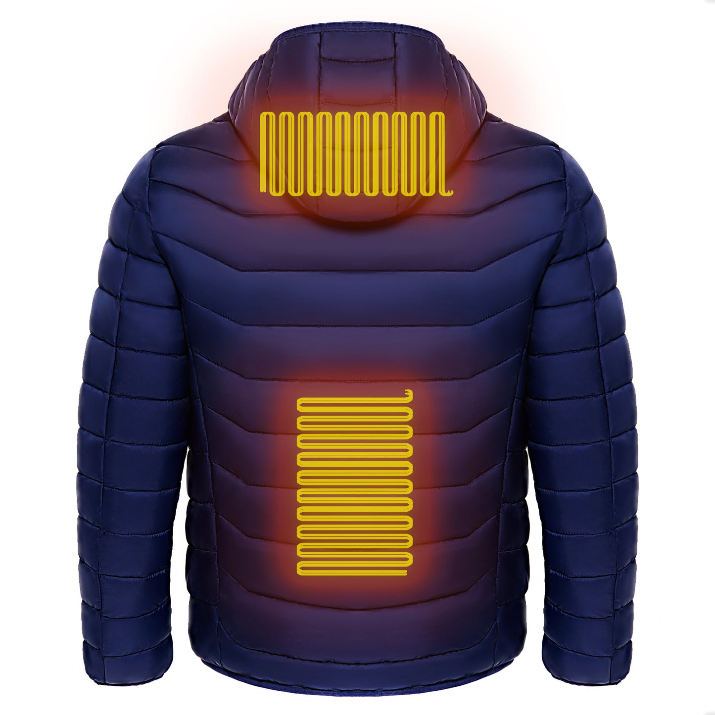 9 Heat Zones Heated Puffer Jacket