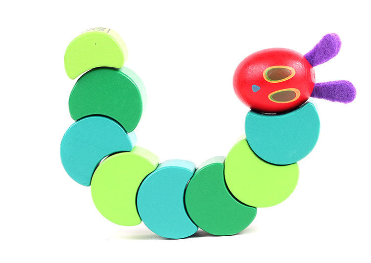 Wooden Toys Hungry Litte Caterpillar Educational Toys