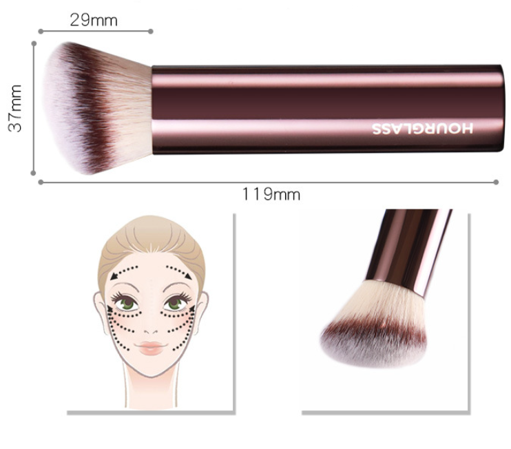 Inclined Flat Head Foundation Brush