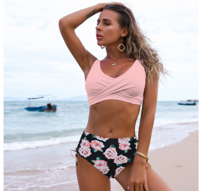 Twist Bikini High Waist Swimsuit