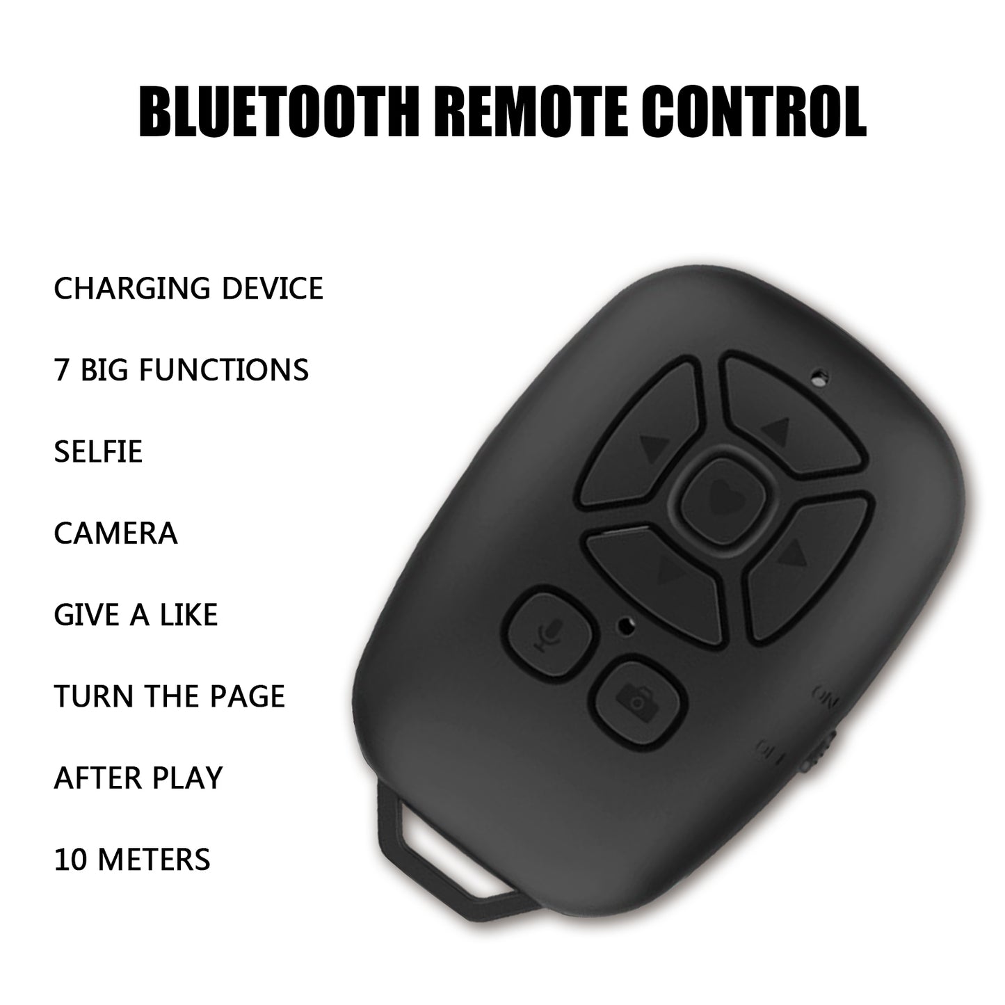 Rechargeable Bluetooth Selfie Remote