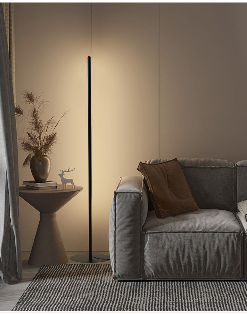 Simple Floor Lamp LED Light Living Room And Hotel Sofa Decoration Corner Lamp Bedroom Bedside Vertical Aluminum Alloy Table Lamp