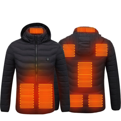 9 Heat Zones Heated Puffer Jacket