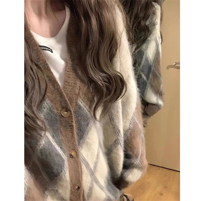 Loose Brushed Cardigan