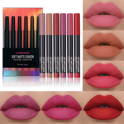 Set Of Six Matte Lip Gloss Set