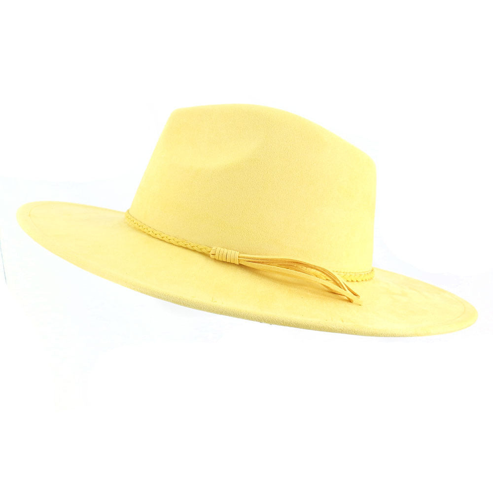 Broad-brimmed Hat Flat Edge Gentlemen's Hat