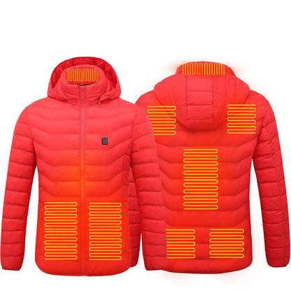 9 Heat Zones Heated Puffer Jacket