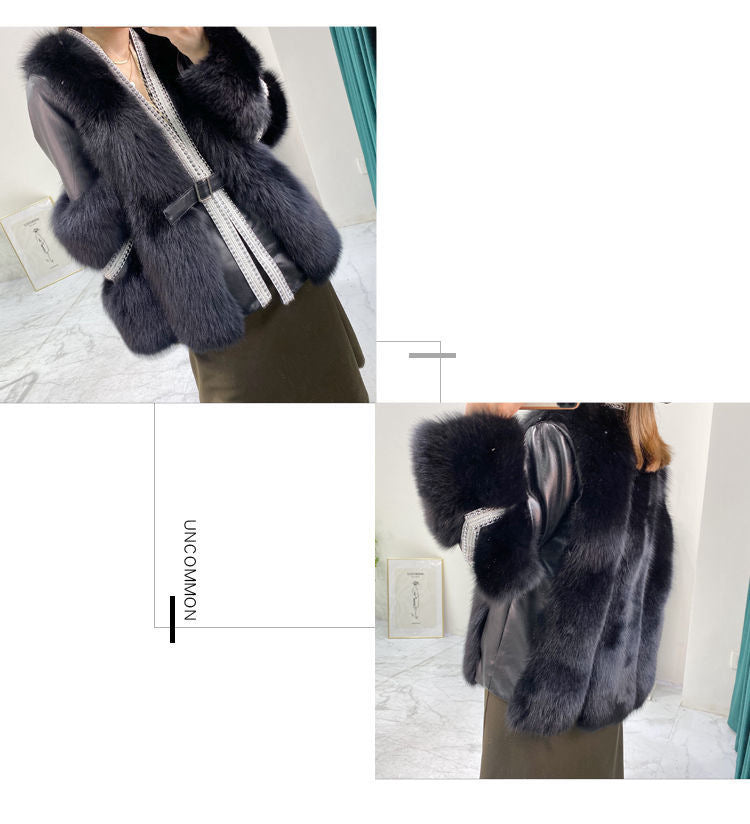 Artificial Fox Fur Jacket