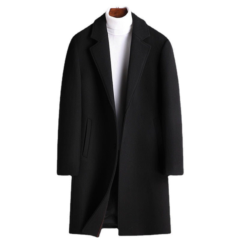 Korean Style Casual Winter Thickened Velvet Woolen Coat