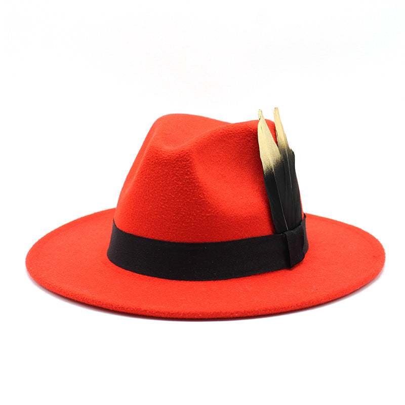 Feathered Panama Hat