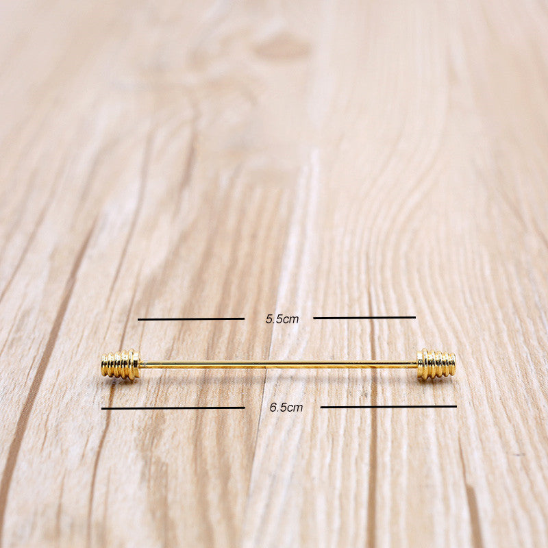 Tie pin stick buckle