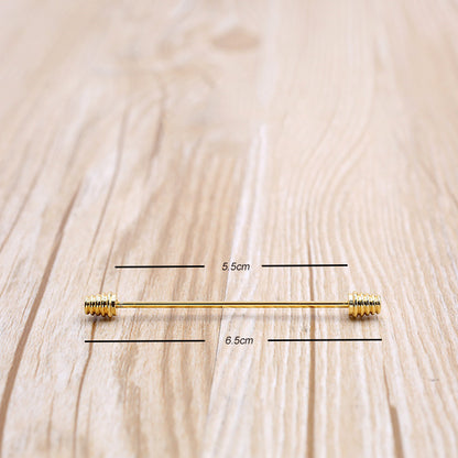 Tie pin stick buckle