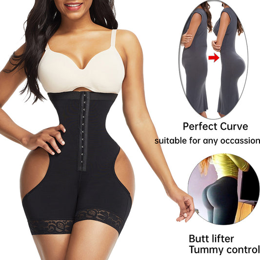 Shapewear High Waist Butt Lifter Tummy Control Underwear Workout Waist Trainer Corset