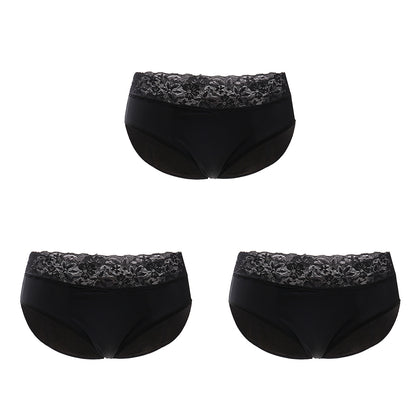 Cut Out Lace Women's Underwear Low Rise Briefs