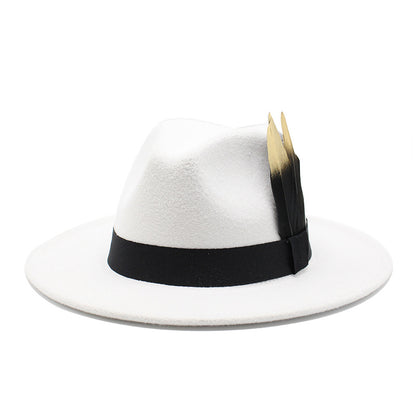 Feathered Panama Hat