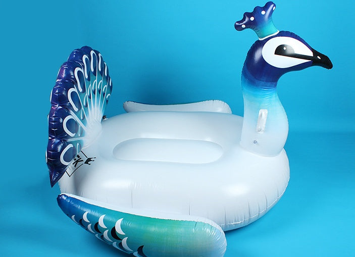 Giant Peacocks Inflatable Beach Mattress