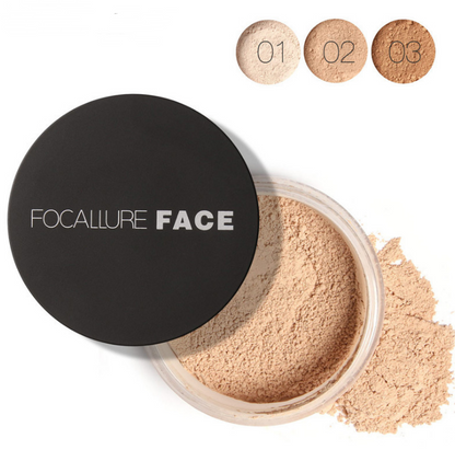 FOCALLURE oil control, breathable makeup, transparent powder, 24-hour long-lasting anti-sweat, no makeup powder