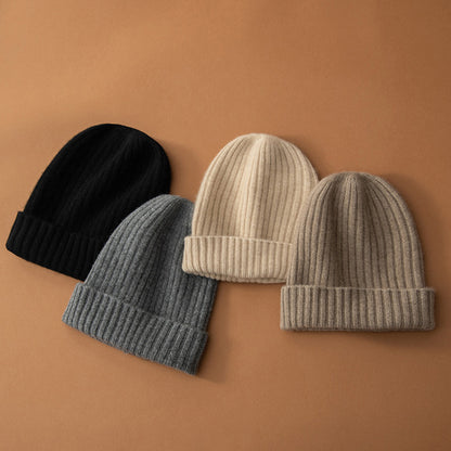 Premium Thickened Cashmere Pastel Tone Beanie