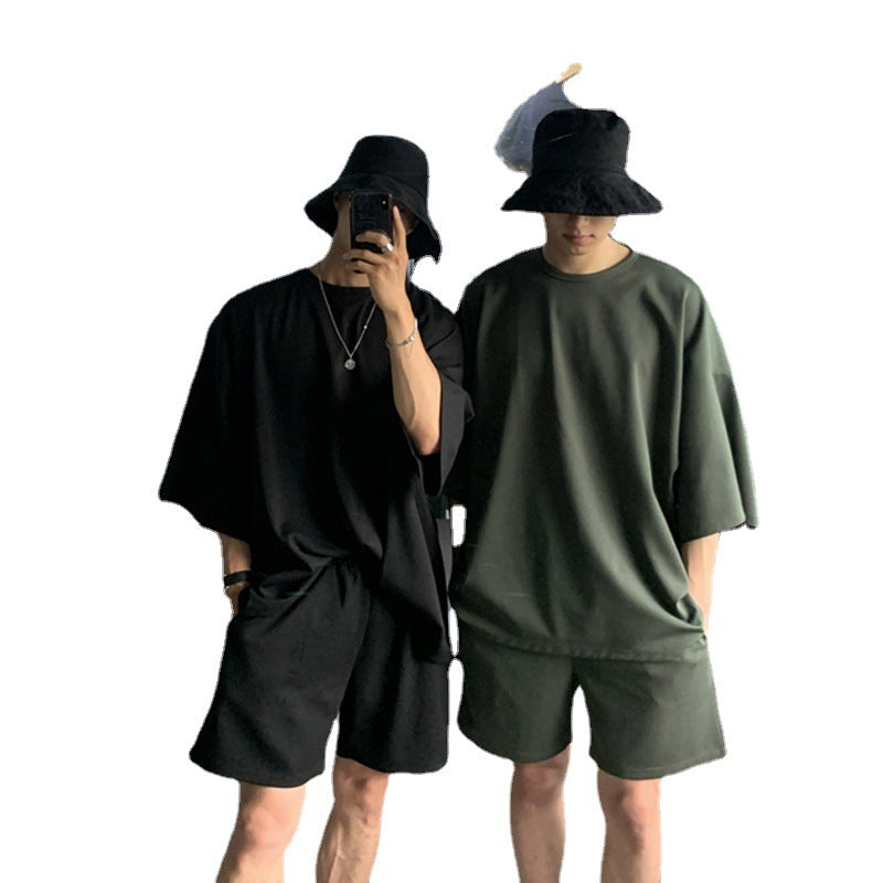 Oversized Travel Tee & Shorts Set